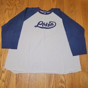 Vintage 2000 Phish Summer Tour Band Concert Shirt Size XL Y2K Baseball Raglan
